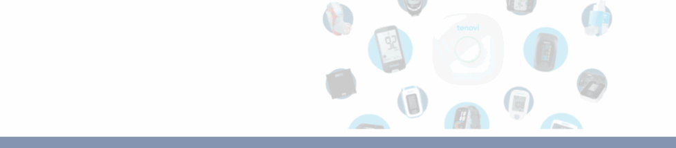 Vivo Care and Tenovi Partnership announcement with connected device visuals