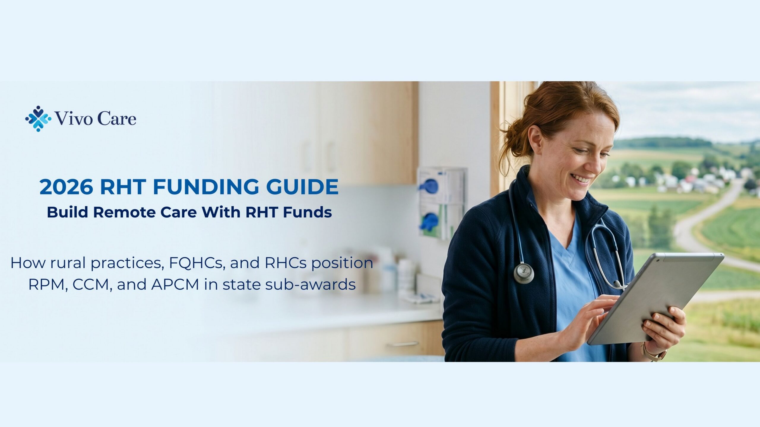 Vivo Care 2026 RHT funds rural remote care resource hero image