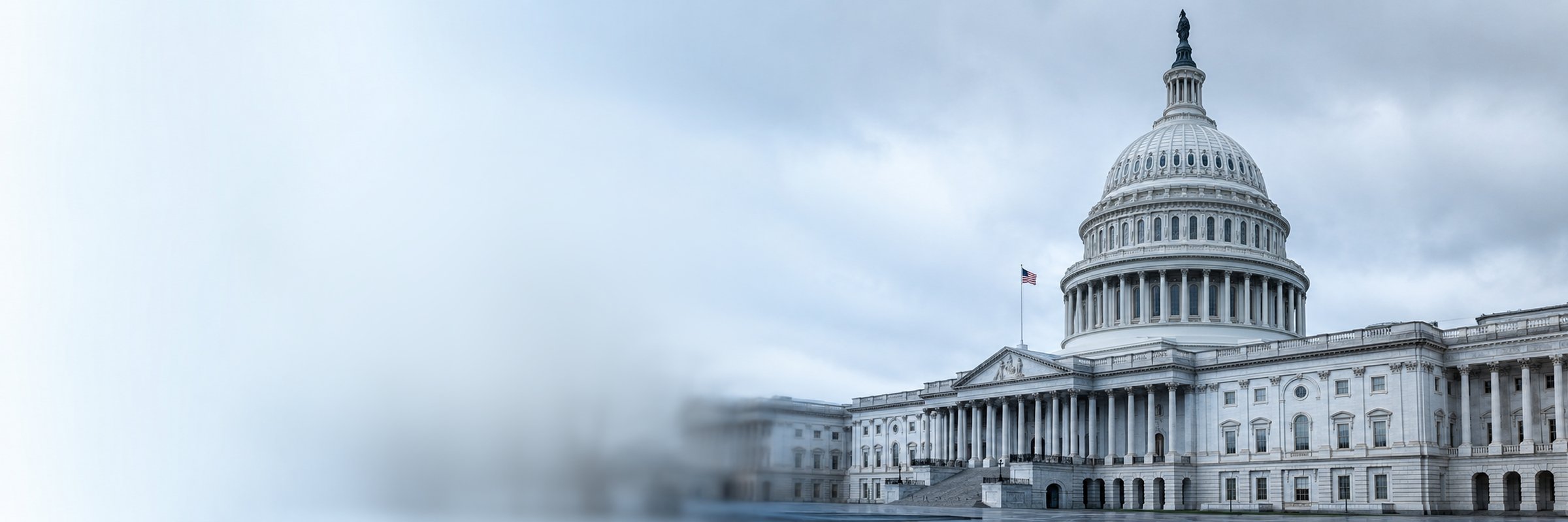 U.S. Capitol dome under an overcast sky, representing the RPM Access Act and 2027 Medicare Physician Fee Schedule debate